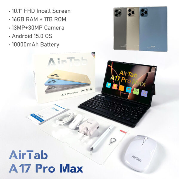 ⁦تابلت A17 MAX+كيبورد و ماوس بلوتوث⁩ - الصورة ⁦4⁩